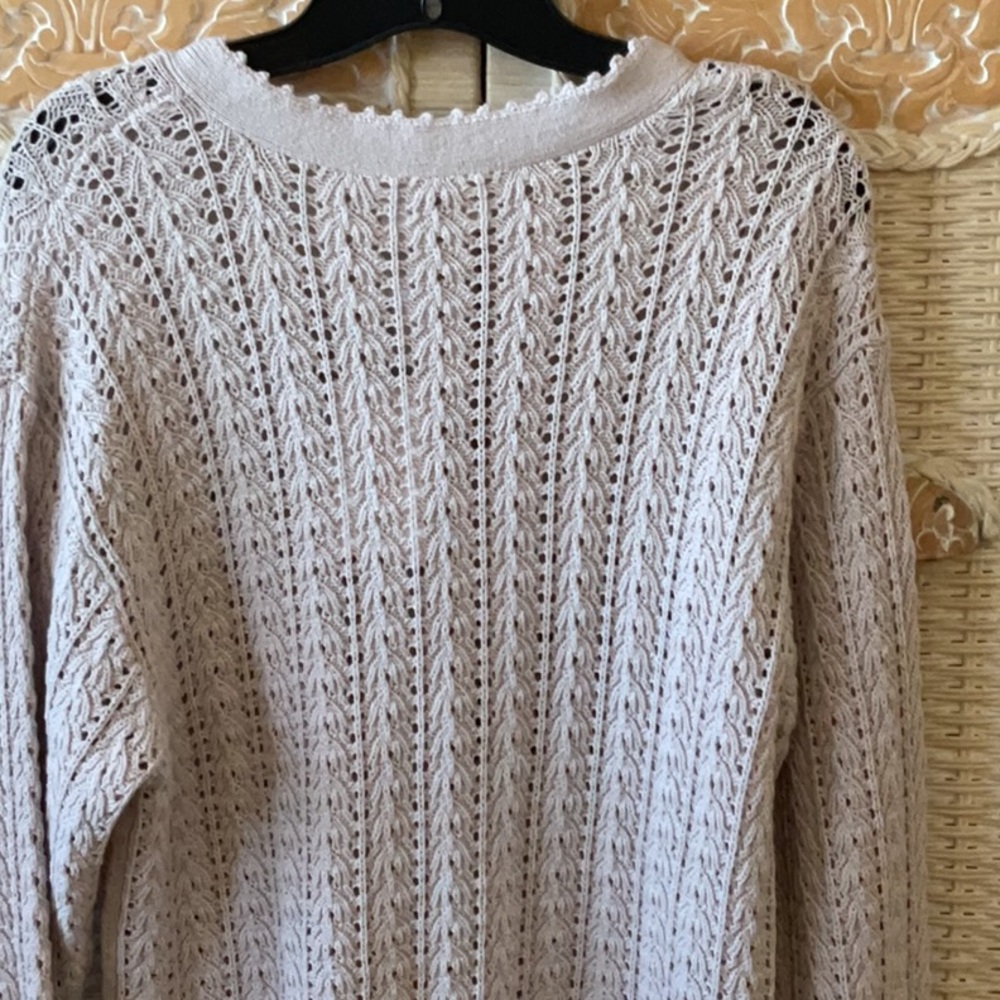 Aritzia Wilfred Free Reverence Cardigan Vin Gris (like a light lavendar color). - Picture 12 of 14